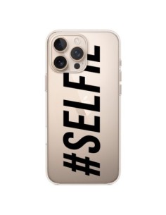 Cover iPhone 16 Pro Max Hashtag Selfie Trasparente -...