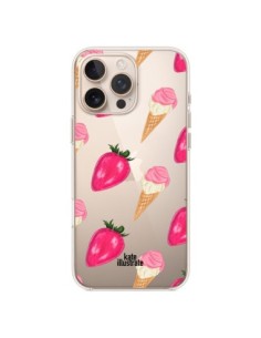 iPhone 16 Pro Max Case Gelato Strawberry Clear -...