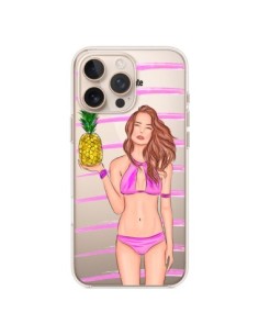 Cover iPhone 16 Pro Max Malibu Ananas Spiaggia Estate...