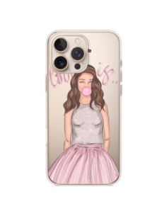 iPhone 16 Pro Max Case Bubble Girl Tiffany Pink Clear -...