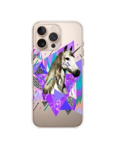 Cover iPhone 16 Pro Max Unicorno Azteco Trasparente -...