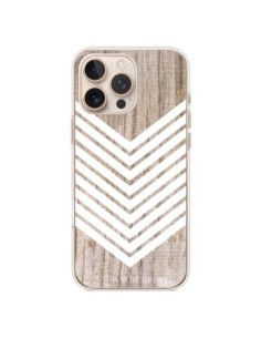 Coque iPhone 16 Pro Max Tribal Aztèque Bois Wood Flèche...