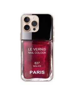 Coque iPhone 16 Pro Max Vernis Paris Malice Violet -...