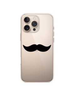 Cover iPhone 16 Pro Max Baffi Movember Trasparente -...