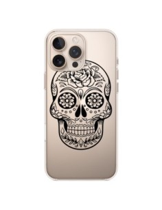 iPhone 16 Pro Max Case Skull Messicano Black Clear -...