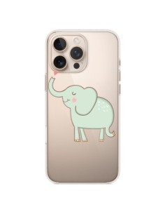 Cover iPhone 16 Pro Max Elefante Animale Cuore Amore...