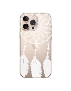 Coque iPhone 16 Pro Max Attrape Rêves Blanc Dreamcatcher...
