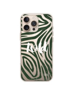 Cover iPhone 16 Pro Max Wild Zebra Giungla Trasparente -...