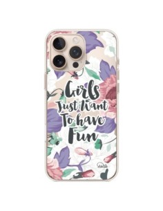 Cover iPhone 16 Pro Max Ragazza Divertente Trasparente -...
