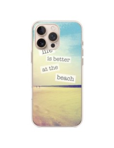 Cover iPhone 16 Pro Max Life is better at the beach Ete...