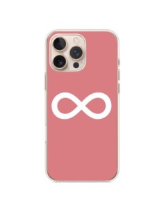 Cover iPhone 16 Pro Max Infinity Infinito Forever Corallo...
