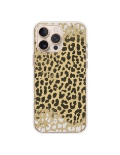Cover iPhone 16 Pro Max Leopardo Dorato Golden - Mary...