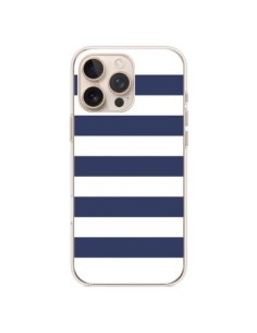 iPhone 16 Pro Max Case Bande Marineresche Blue White...