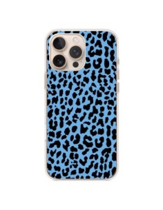 iPhone 16 Pro Max Case Leopard Blue Neon - Mary Nesrala