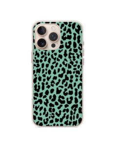 Coque iPhone 16 Pro Max Leopard Mint Vert Neon - Mary...