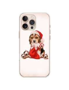 Cover iPhone 16 Pro Max Cane Babbo Natale Christmas -...