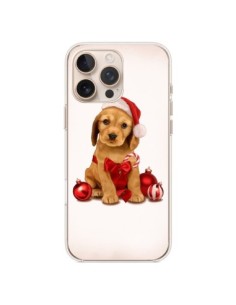 Coque iPhone 16 Pro Max Chien Dog Pere Noel Christmas...