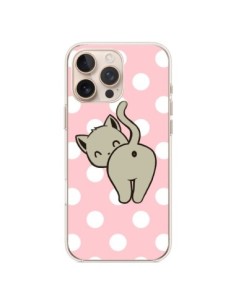 Cover iPhone 16 Pro Max Gatto Gattoon Pois - Maryline...