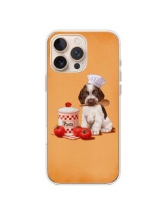 Coque iPhone 16 Pro Max Chien Dog Pates Pasta Cuisinier -...