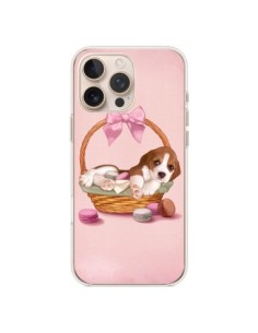 Coque iPhone 16 Pro Max Chien Dog Panier Noeud Papillon...