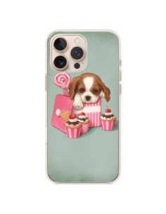 Coque iPhone 16 Pro Max Chien Dog Cupcake Gateau Boite -...