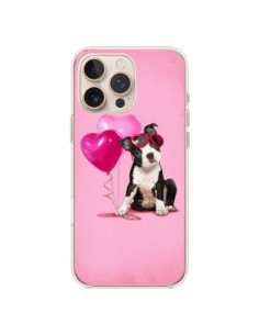 iPhone 16 Pro Max Case Dog Ballon Eyesali Heart Pink -...