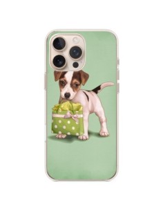 Cover iPhone 16 Pro Max Cane Shopping Sacchetto a Pois...