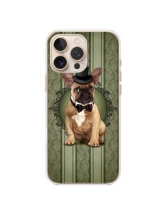 Coque iPhone 16 Pro Max Chien Dog Bulldog Noeud Papillon...