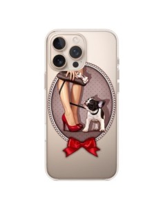 Coque iPhone 16 Pro Max Lady Jambes Chien Bulldog Dog...