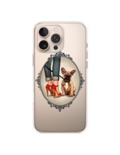 Coque iPhone 16 Pro Max Lady Jambes Chien Bulldog Dog...