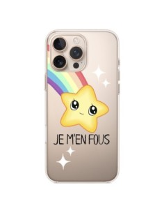iPhone 16 Pro Max Case Stella Etoile Je M'en Fous Clear -...