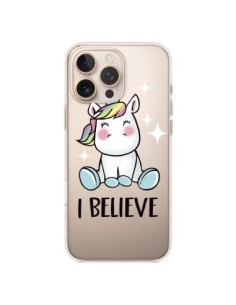 iPhone 16 Pro Max Case Unicorn I Believe Clear - Maryline...