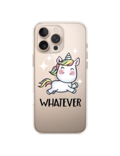iPhone 16 Pro Max Case Unicorn Whatever Clear - Maryline...