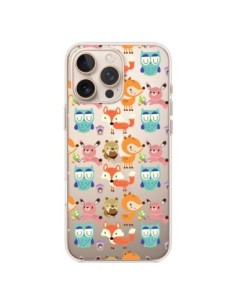 Cover iPhone 16 Pro Max Renard Ecureuil Coniglio Hibou...
