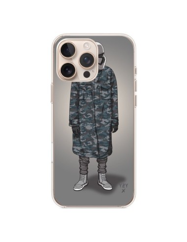Coque iPhone 16 Pro Max White Trooper Soldat Yeezy - Mikadololo