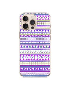 Cover iPhone 16 Pro Max Bandana Viola Azteco - Monica...
