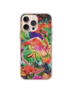 Cover iPhone 16 Pro Max Fenicottero Rosa Tropicale -...