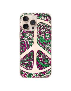 iPhone 16 Pro Max Case Peace and Love Aztec Vaniglia -...