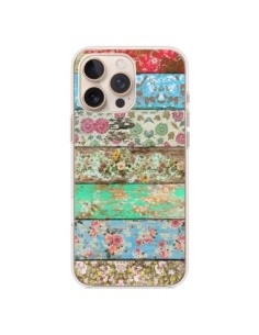 Coque iPhone 16 Pro Max Rococo Style Bois Fleur -...