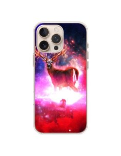 Coque iPhone 16 Pro Max Cosmic Deer Cerf Galaxy -...