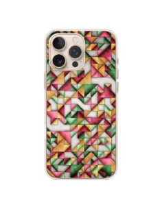 Coque iPhone 16 Pro Max Azteque Triangle Geometric World...