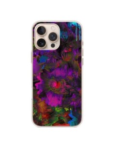 Coque iPhone 16 Pro Max Fleurs Lysergic Lujan -...