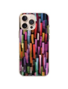 Cover iPhone 16 Pro Max Colorful Brushstrokes Nero -...