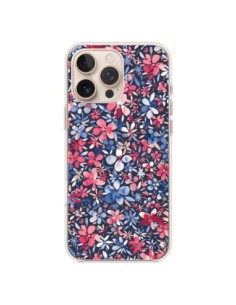iPhone 16 Pro Max Case Colorful Little Flowers Azzurro -...