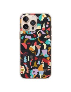 Coque iPhone 16 Pro Max Dreamy Animal Shapes Black -...