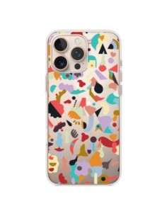 Cover iPhone 16 Pro Max Dreamy Animal Shapes Bianco -...