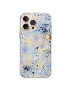 Cover iPhone 16 Pro Max Gradient Watercolor Lines Blu -...