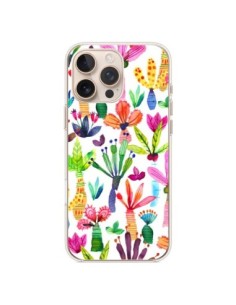 Cover iPhone 16 Pro Max Overlapped Watercolor Dots Fiori...