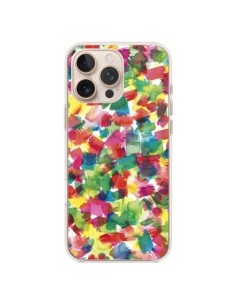 Cover iPhone 16 Pro Max Speckled Watercolor Blu - Ninola...
