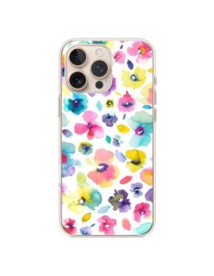 iPhone 16 Pro Max Case Flowers Colorful Painting - Ninola...